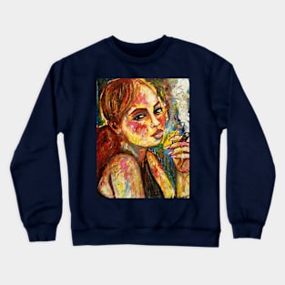 Smokey lady Crewneck Sweatshirt